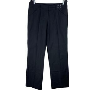 Robert Rodriguez Pleated Straight Leg Black Dress Pants Women's Size 10 EUC